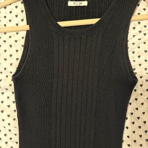 Splendid Black Knit Sleeveless Maxi Dress